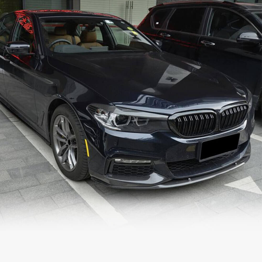 商品販売 BMW 5 シリーズG30 G38 2017-2020 Mスポーツ用 カーボン スプリッター リアバンパー スポイラー ディフューザー リップ FDタイプ