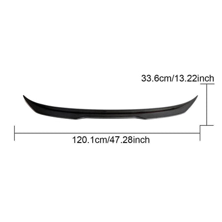 BMW 5 Series G30 G38 2017-2023 Rear Trunk Spoiler Dry Carbon Fiber-Ahacarbon