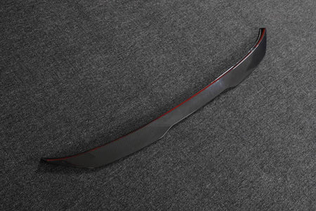 BMW 5 Series G30 G38 2017-2023 Rear Trunk Spoiler Dry Carbon Fiber-Ahacarbon
