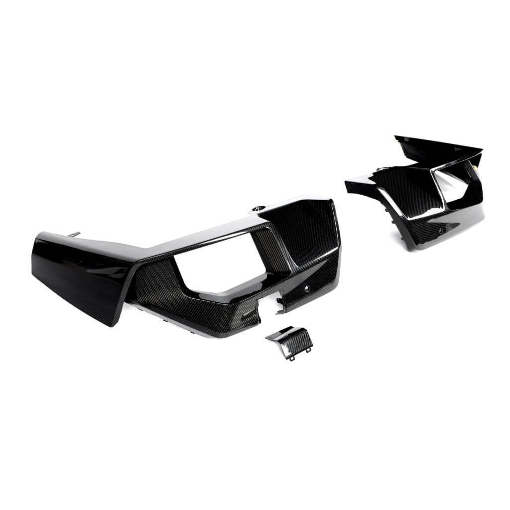 BMW 5 Series G90 G99 M5 2024UP Dry Carbon Fiber Rear Bumper Diffuser Lip Spoiler-Ahacarbon