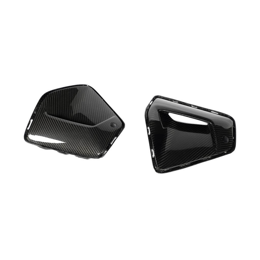 Dry Carbon Fiber Front Air Intake Covers for BMW 5 Series I5 G60 2023-2025 - www.ahacarbon.com