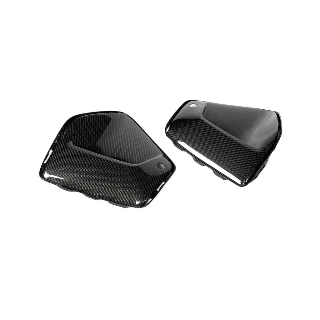Dry Carbon Fiber Front Air Intake Covers for BMW 5 Series I5 G60 2023-2025 - www.ahacarbon.com