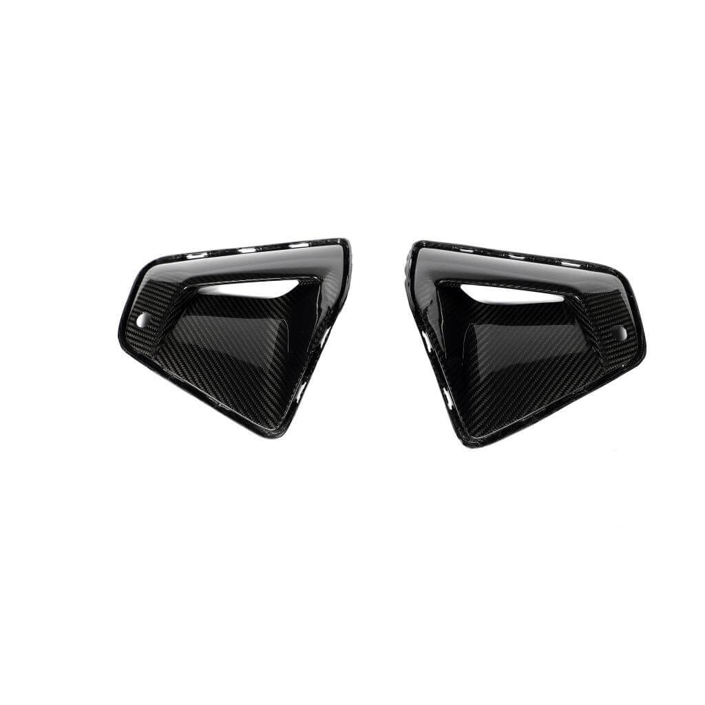 Dry Carbon Fiber Front Air Intake Covers for BMW 5 Series I5 G60 2023-2025 - www.ahacarbon.com