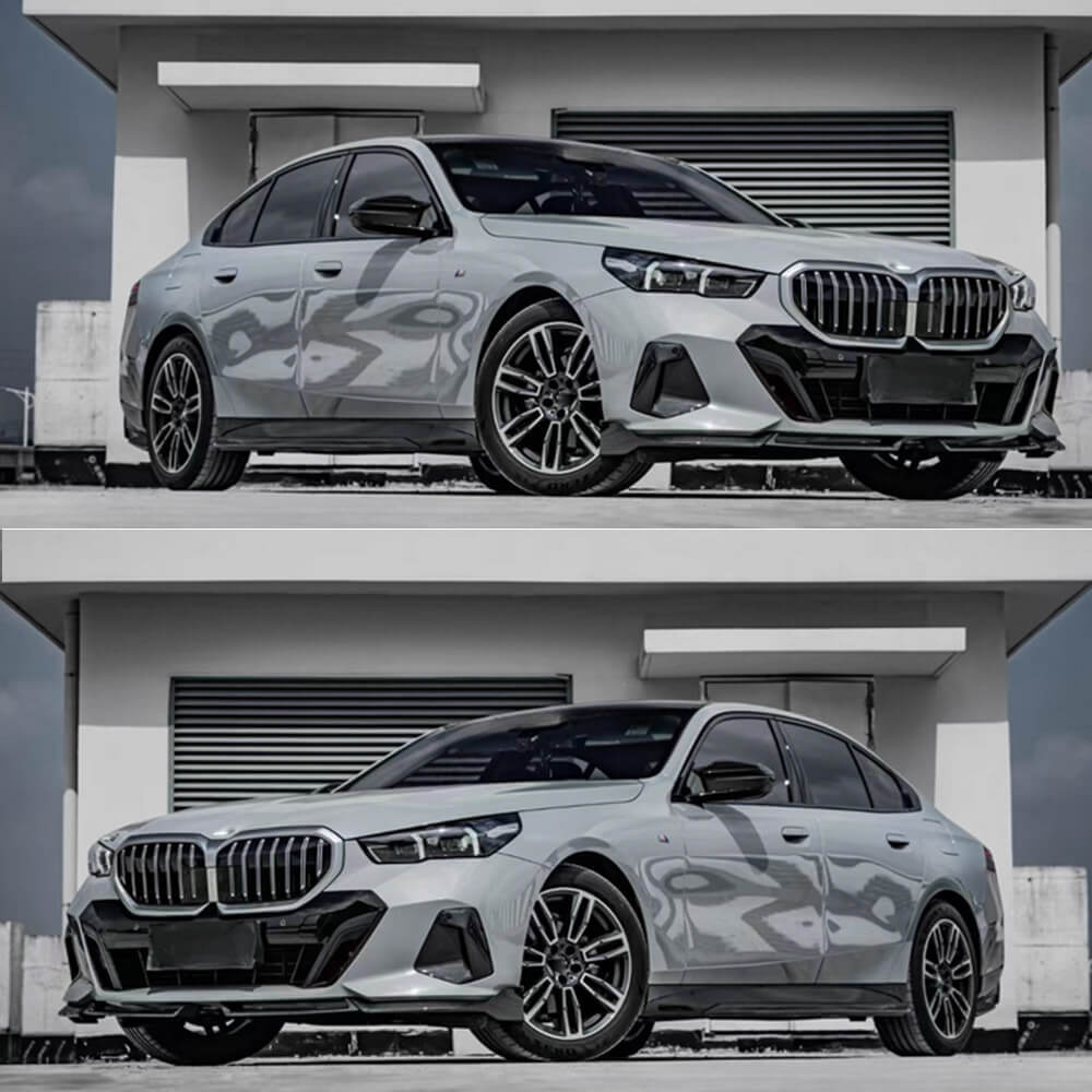 Dry Carbon Fiber Front Air Intake Covers for BMW 5 Series I5 G60 2023-2025 - www.ahacarbon.com