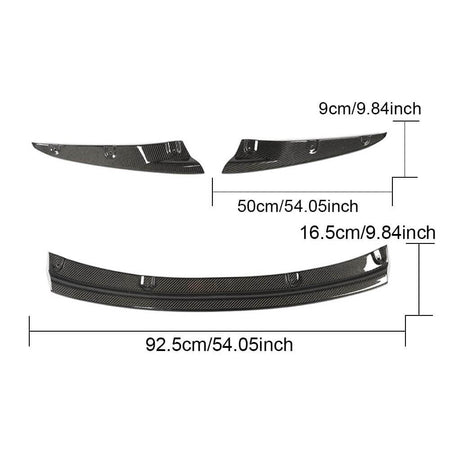 BMW 8 Series G14 G15 G16 840i 840i xDrive 2018-2024 Full Carbon Fiber Front Bumper Lip-Ahacarbon