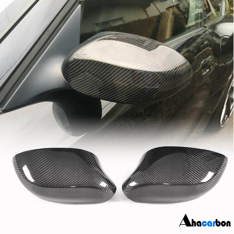 AHACARBON BMW E85 Z4 2002-2008 Rearview Mirors Covers Pair Add-on Carbon Fiber