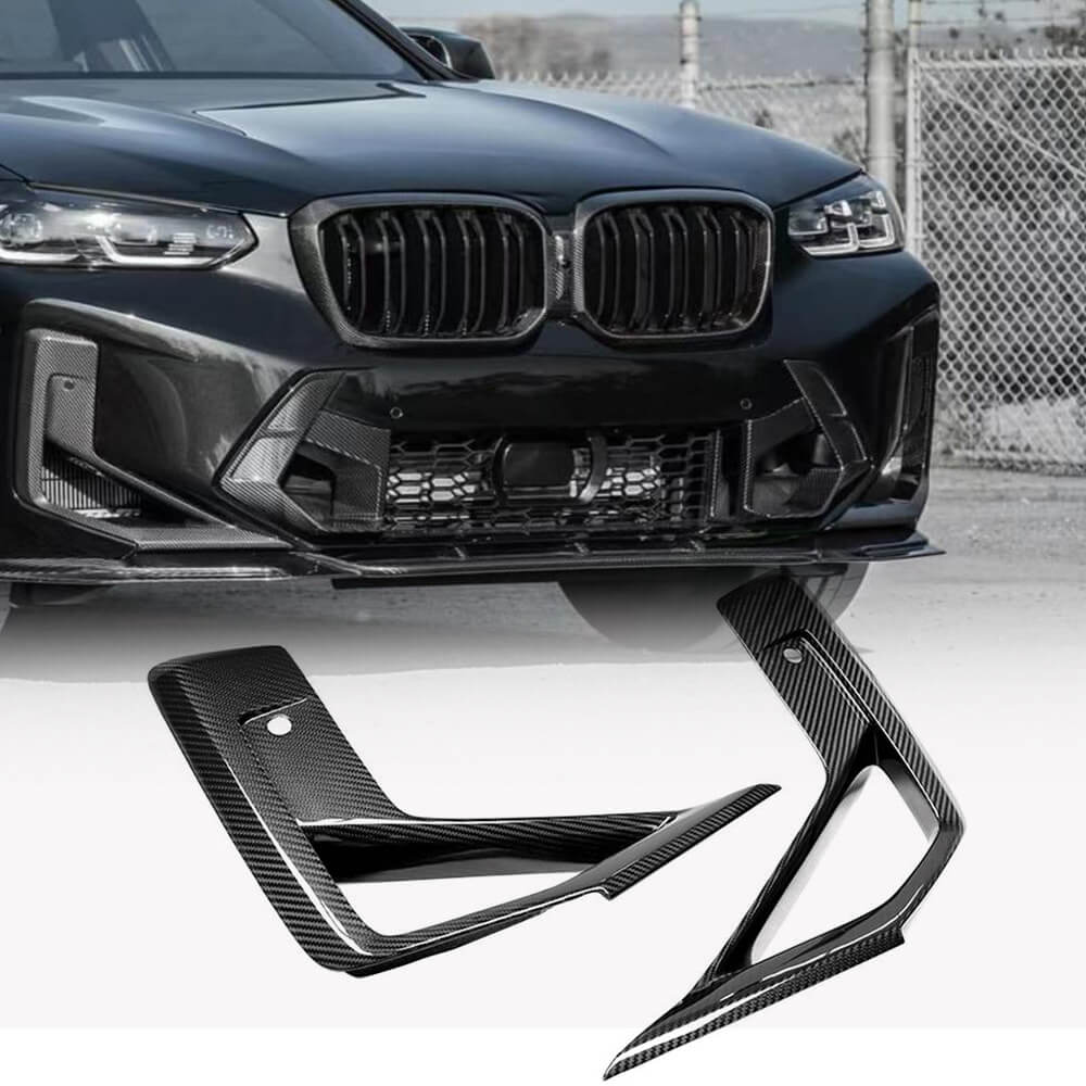 BMW F9X X3M / X4M 2022-2025 Dry Carbon Fiber Front Bumper Air Vent Set-Ahacarbon