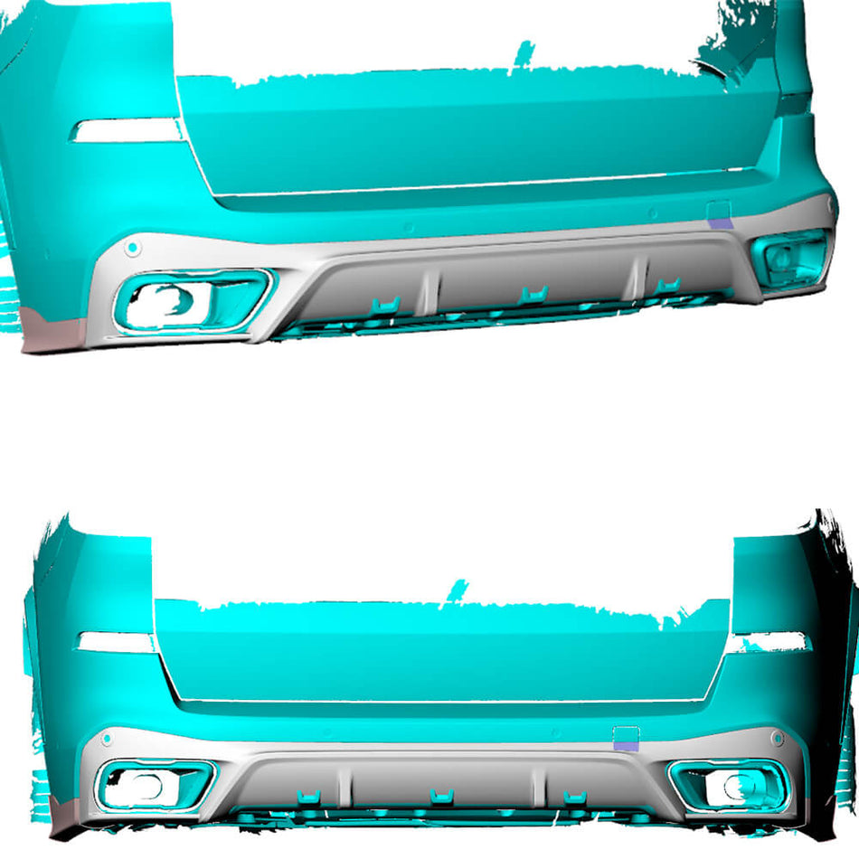 CarbonFiberRearBumperLipforBMW G05X5LCIM-Sport2023-2024-Ahacarbon