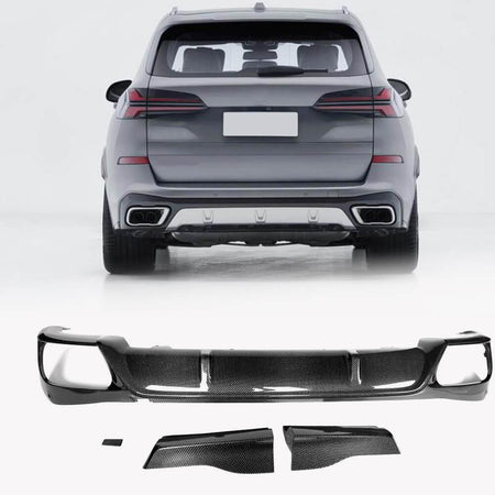 CarbonFiberRearBumperLipforBMW G05X5LCIM-Sport2023-2024-Ahacarbon