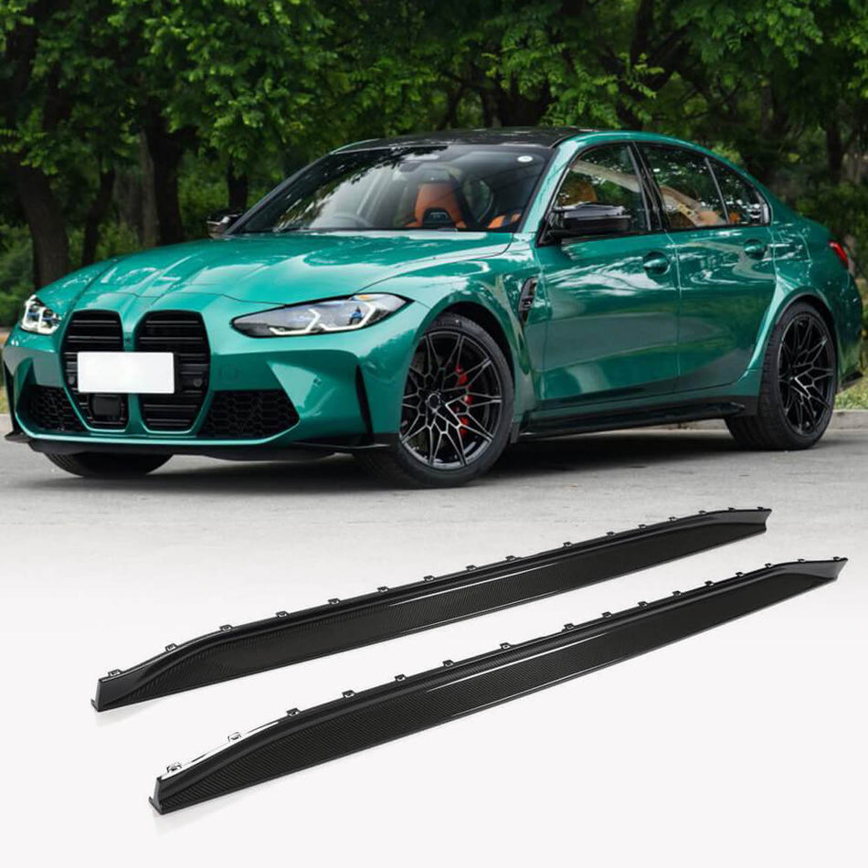 BMW G80 M3 2021-2022 Side Skirts Door Dry Carbon Fiber