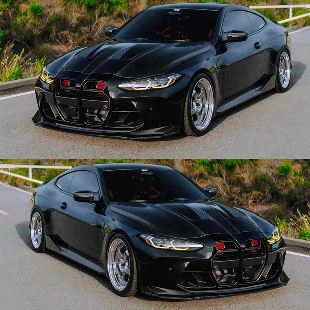 BMW G80 M3 G82 G83 M4 2021-2025 Carbon Fiber Front Bumper Lip-Ahacarbon