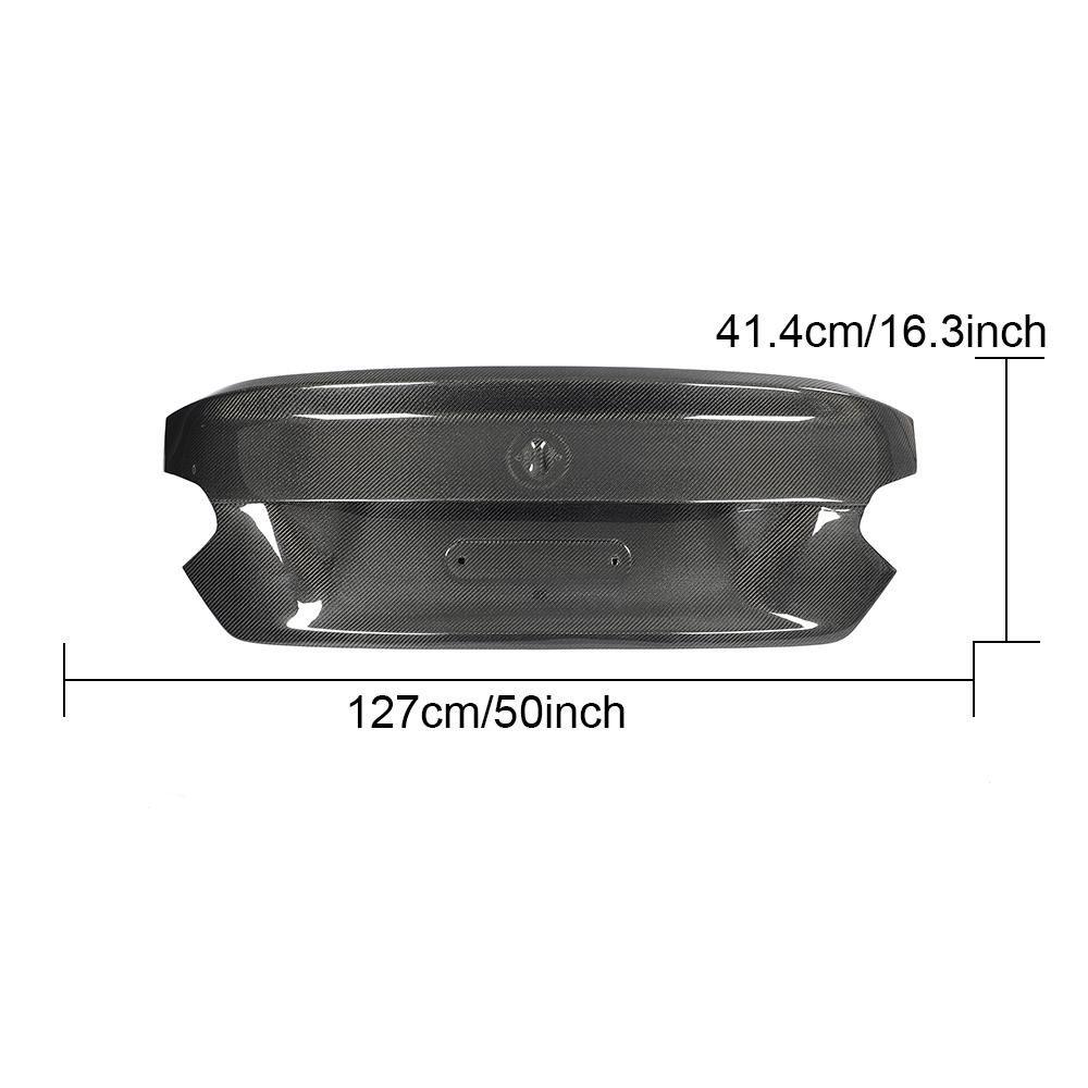 BMW G87 M2 Base Coupe 2-Door 2023+ Trunk Lid Cover Carbon Fiber - www.ahacarbon.com