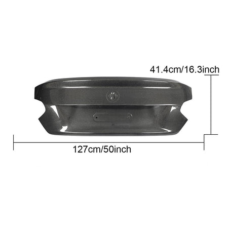 BMW G87 M2 Base Coupe 2-Door 2023+ Trunk Lid Cover Carbon Fiber - www.ahacarbon.com