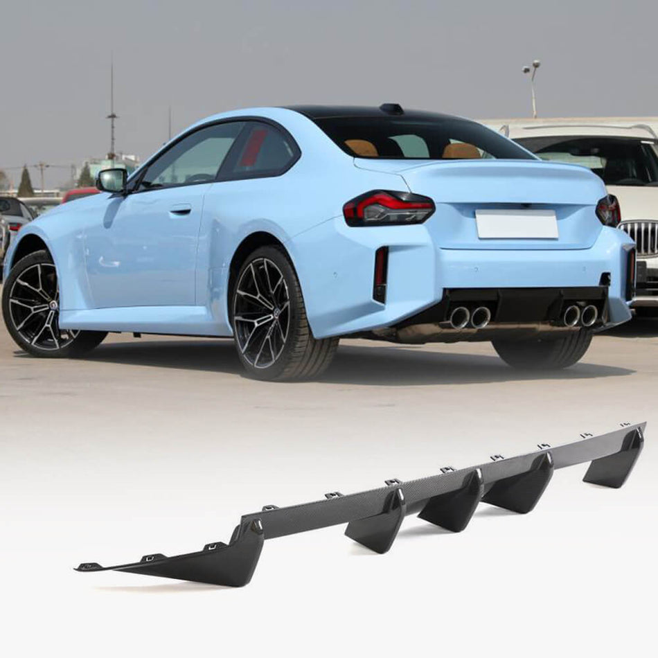 For BMW G87 M2 Coupe 2-Door Carbon Fiber Rear Bumper Diffuser Body Kit