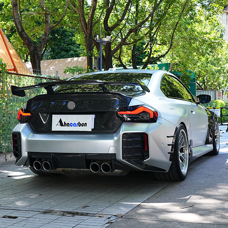 BMW G87 M2 M Performance Side Skirts Carbon Fiber Rocker Panel 2022-2025-Ahacarbon