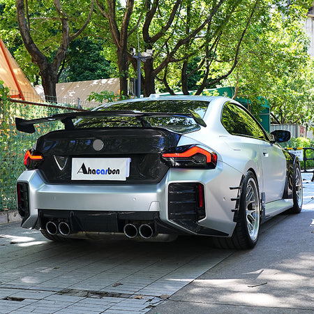 BMW G87 M2 M Performance Side Skirts Carbon Fiber Rocker Panel 2022-2025-Ahacarbon