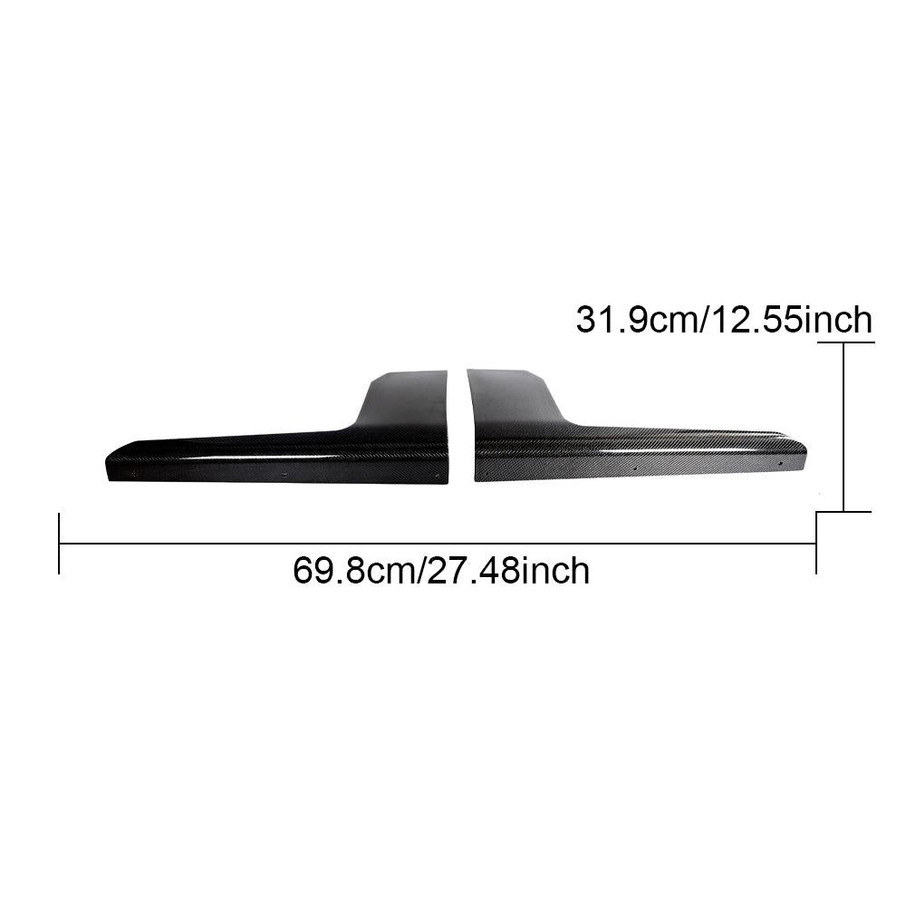 BMW G87 M2 M Performance Side Skirts Carbon Fiber Rocker Panel 2022-2025-Ahacarbon