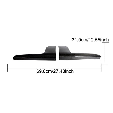 BMW G87 M2 M Performance Side Skirts Carbon Fiber Rocker Panel 2022-2025-Ahacarbon