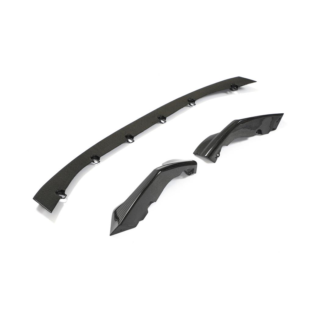 BMW M3 G80/M4 G82 G83 2021+ Front Bumper Lip Dry Carbon Fiber - www.ahacarbon.com