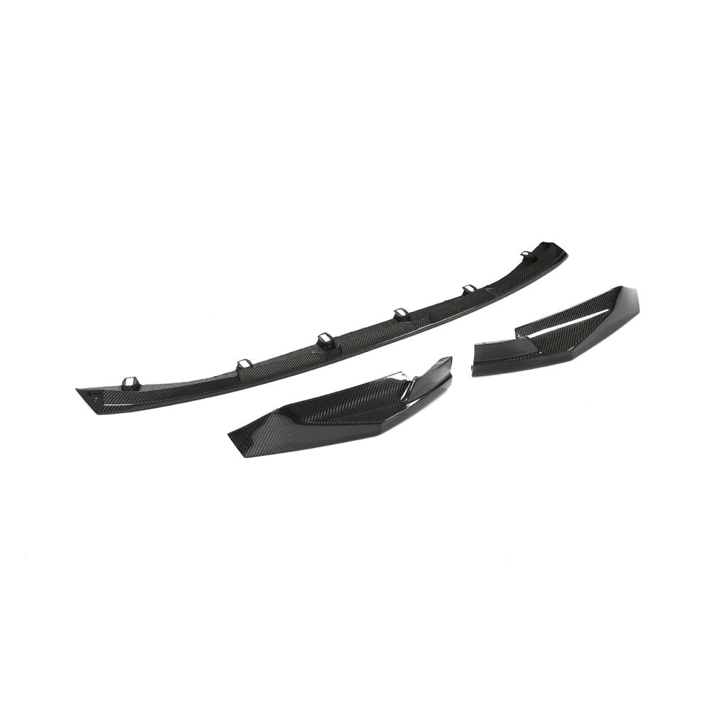 BMW M3 G80/M4 G82 G83 2021+ Front Bumper Lip Dry Carbon Fiber - www.ahacarbon.com