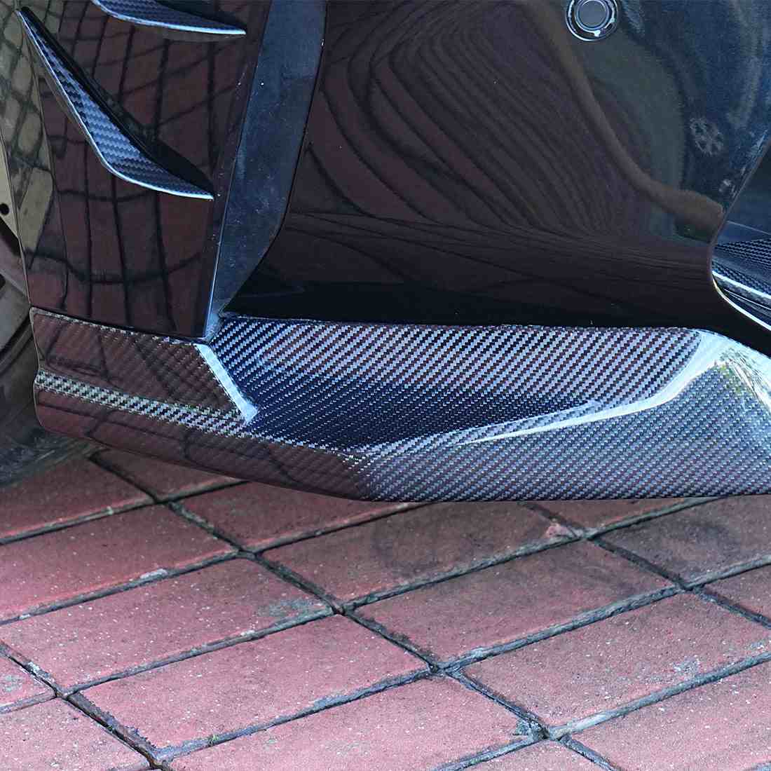 BMW M3 G80/M4 G82 G83 2021+ Front Bumper Lip Dry Carbon Fiber - www.ahacarbon.com