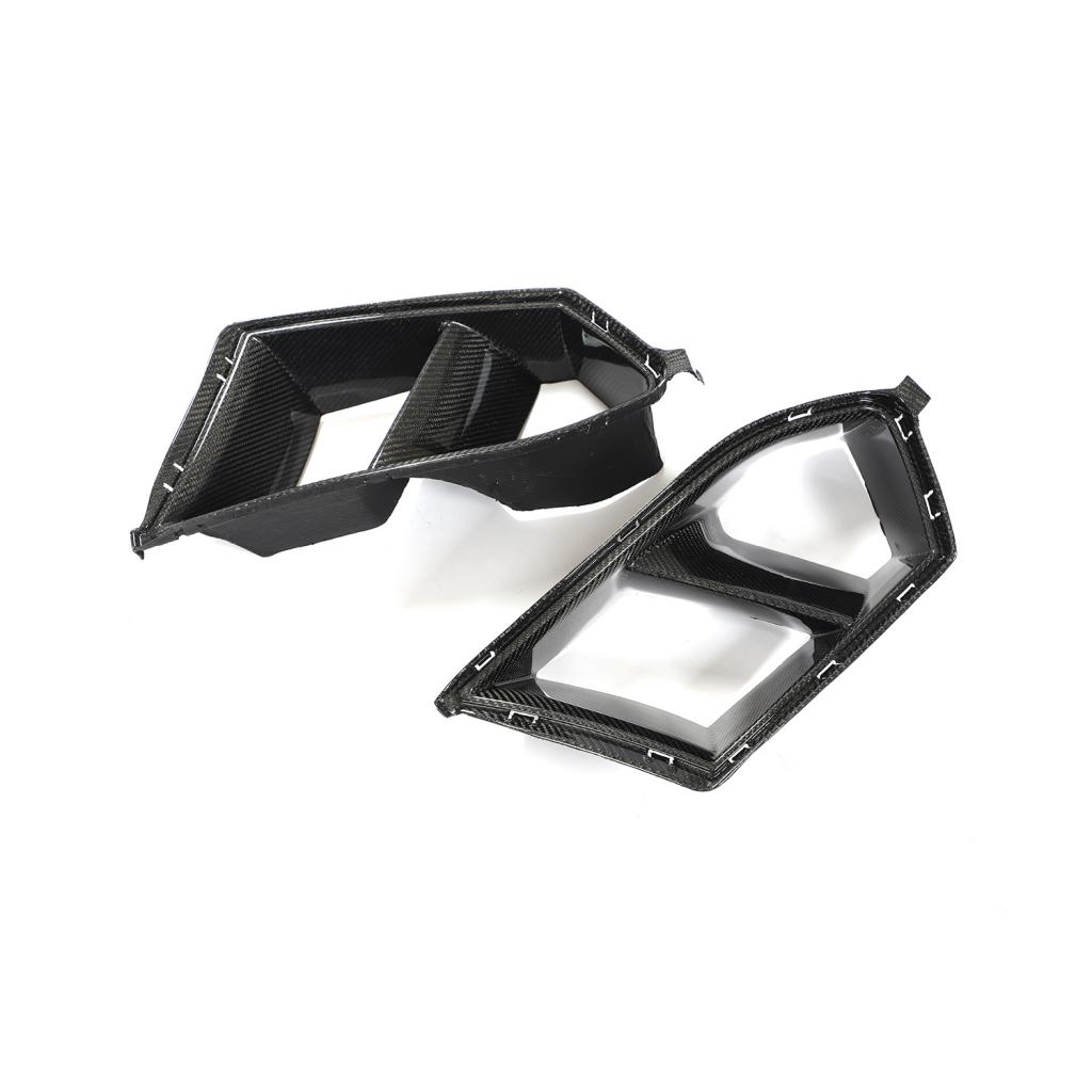 BMW M3 G80/M4 G82 G83 2021+ Front Bumper Vents Carbon Fiber/FRP - www.ahacarbon.com