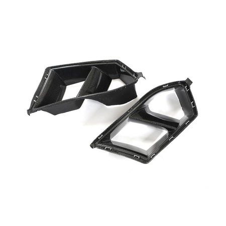 BMW M3 G80/M4 G82 G83 2021+ Front Bumper Vents Carbon Fiber/FRP - www.ahacarbon.com