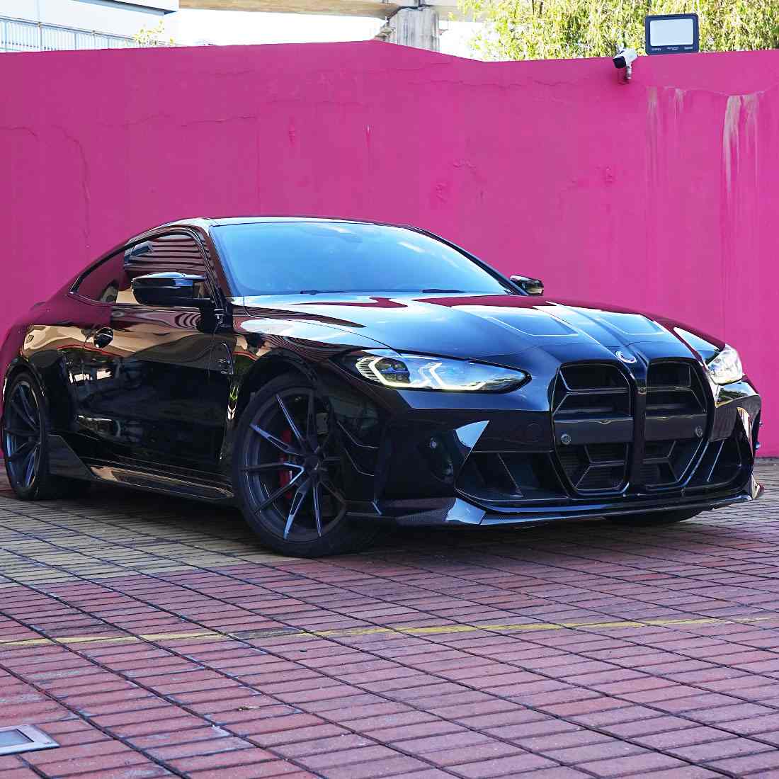 BMW M3 G80/M4 G82 G83 2021+ Front Bumper Vents Dry Carbon Fiber - www.ahacarbon.com