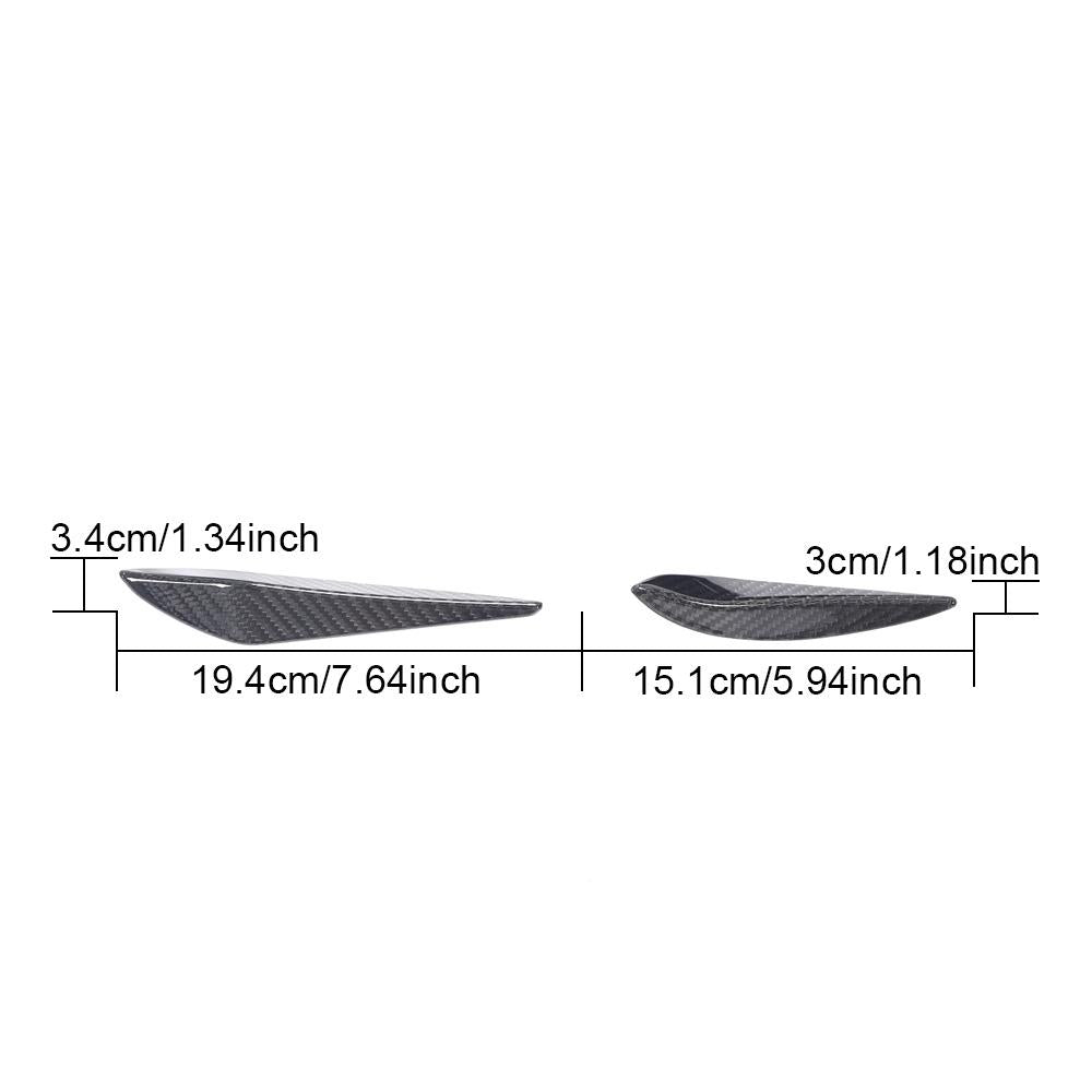 BMW M3 G80/M4 G82 G83 2021+ Front Bumper Vents Dry Carbon Fiber - www.ahacarbon.com