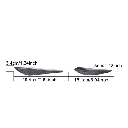 BMW M3 G80/M4 G82 G83 2021+ Front Bumper Vents Dry Carbon Fiber - www.ahacarbon.com