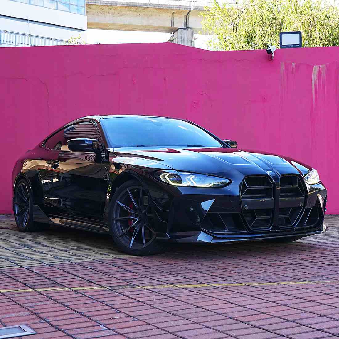 BMW M3 G80/M4 G82 G83 2021+ Front Grille Dry Carbon Fiber - www.ahacarbon.com