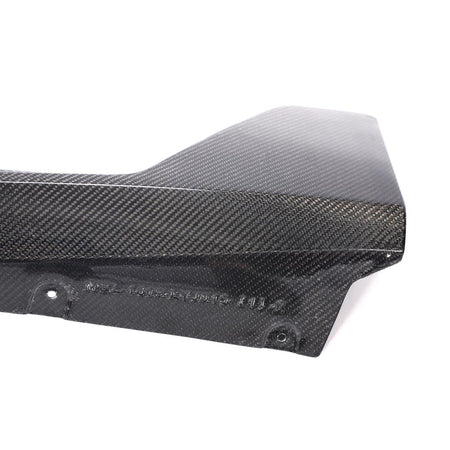 BMW M4 G82 G83 2021+ Rear Bumper Splittesr Dry Carbon Fiber - www.ahacarbon.com