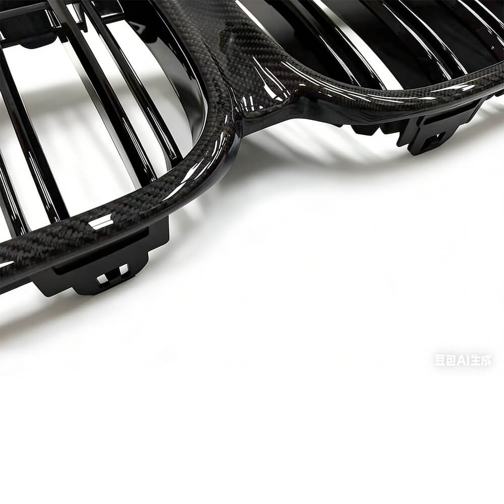 BMWX1F48F49LCISportUtility4-Door2016-2019FrontHoodKidneyGrillCarbonFiber_ahacarbon