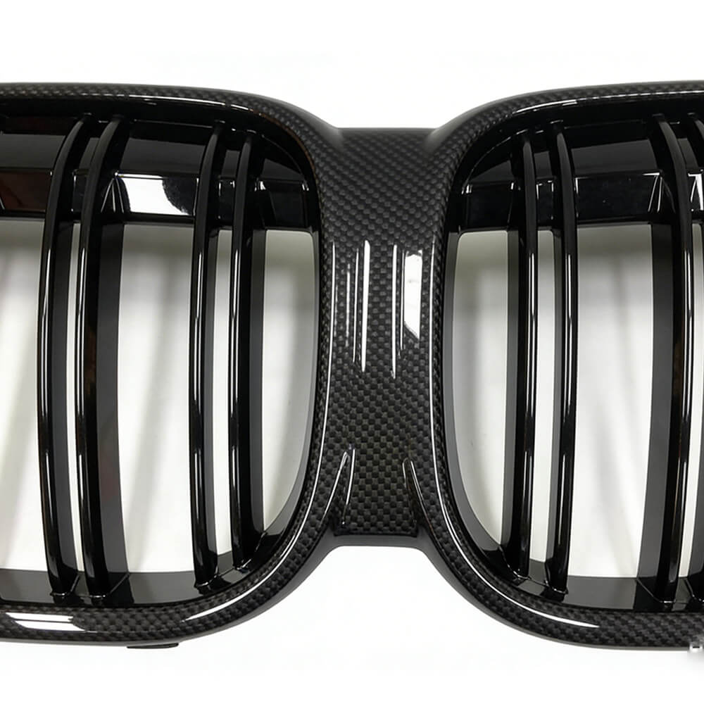 BMWX1F48F49LCISportUtility4-Door2016-2019FrontHoodKidneyGrillCarbonFiber_ahacarbon