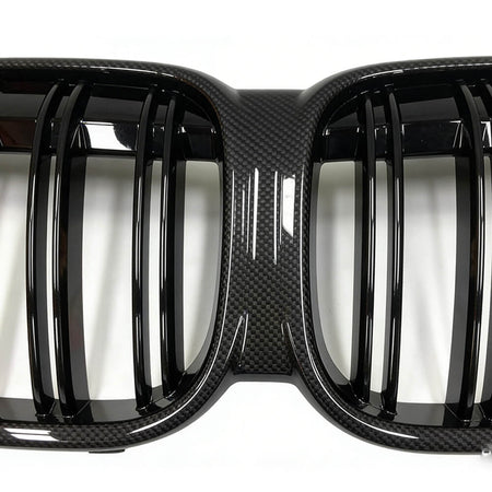 BMWX1F48F49LCISportUtility4-Door2016-2019FrontHoodKidneyGrillCarbonFiber_ahacarbon