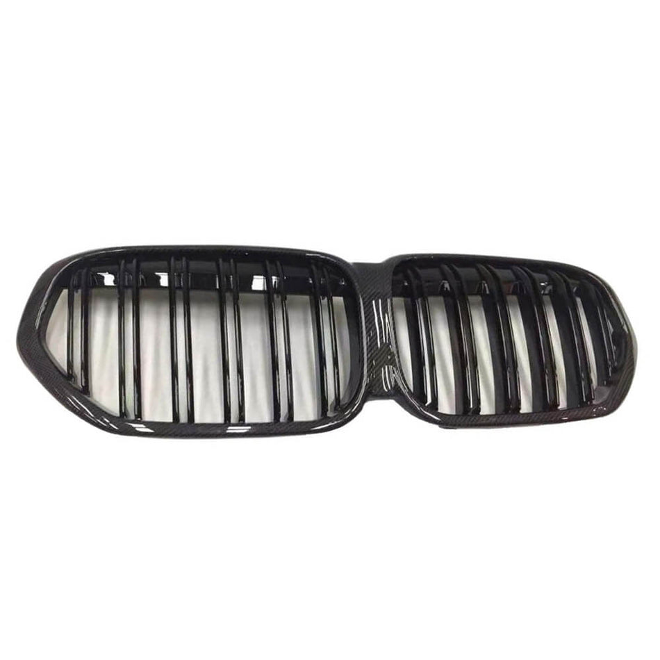 BMWX1F48F49LCISportUtility4-Door2016-2019FrontHoodKidneyGrillCarbonFiber_ahacarbon