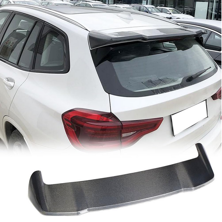 X3 Rear Window BMW X3 G01 M40i Carbon Fiber Rear Roof Spoiler & Window Wing Lip ...