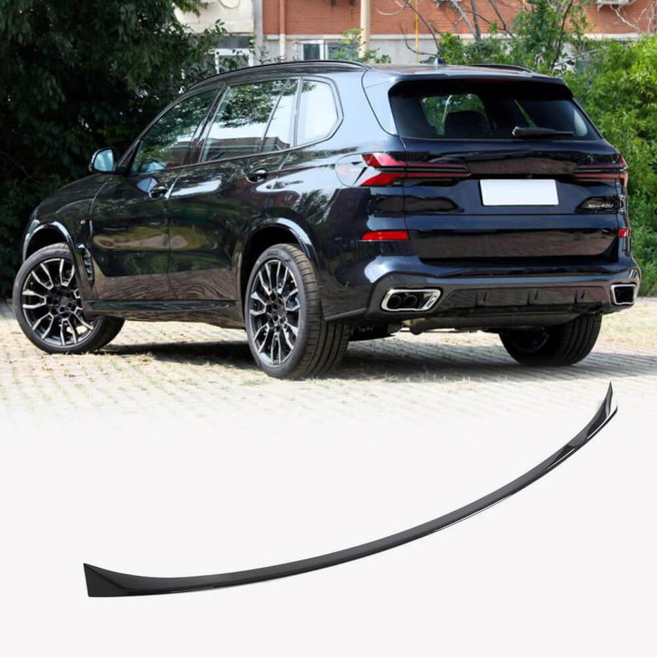 For BMW X5 G05 Sport Utility 4-Door ABS Glossy Black Rear Middle Spoiler Window Wing Lip| xDrive40i/50i/30d M Sport M50d