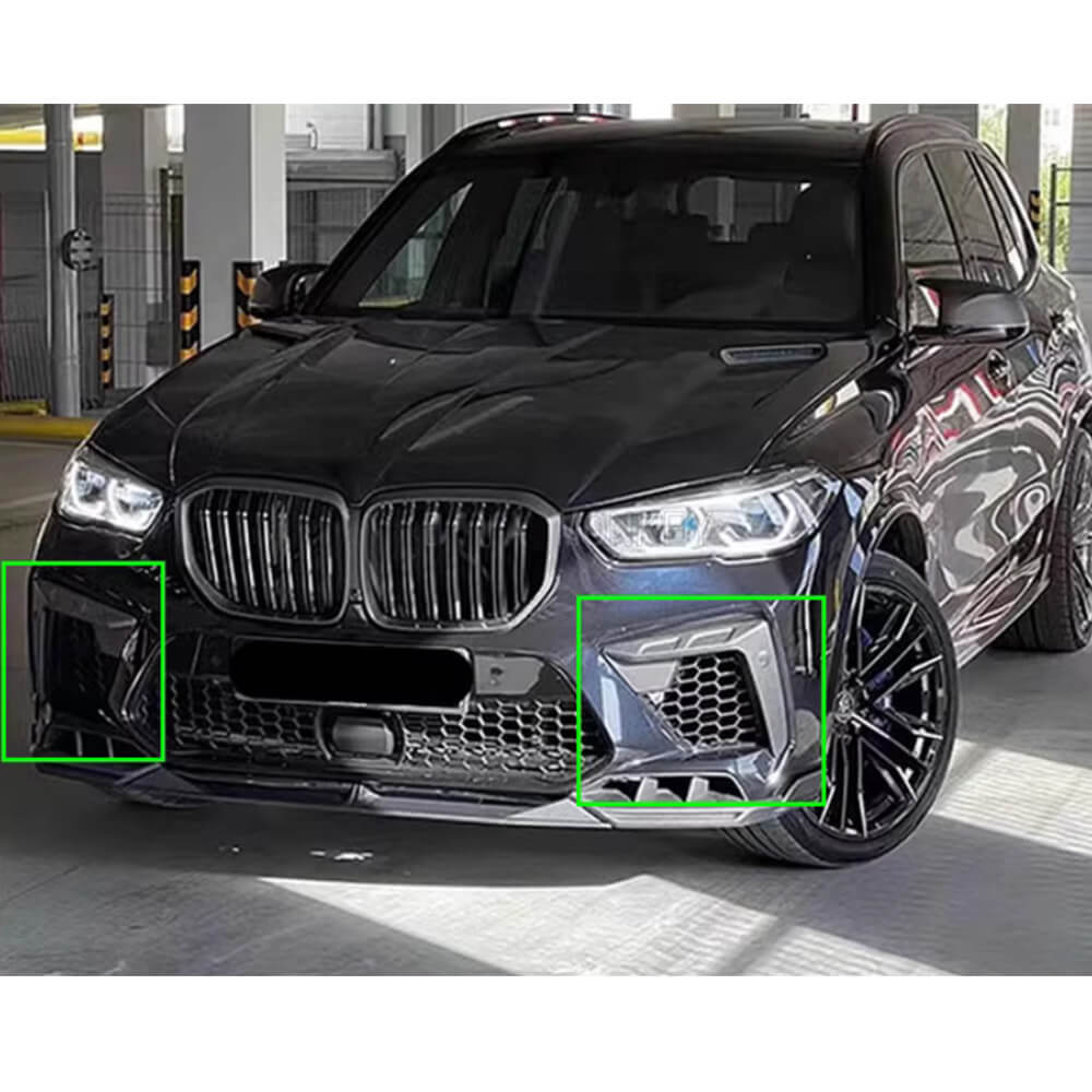 BMW X5M F95 2019-2023 Carbon Fiber Fog Light Covers-Ahacarbon