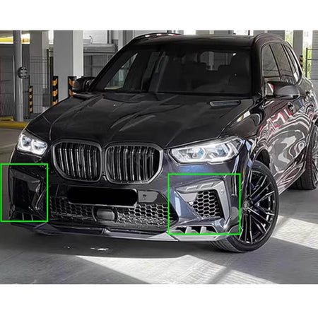 BMW X5M F95 2019-2023 Carbon Fiber Fog Light Covers-Ahacarbon