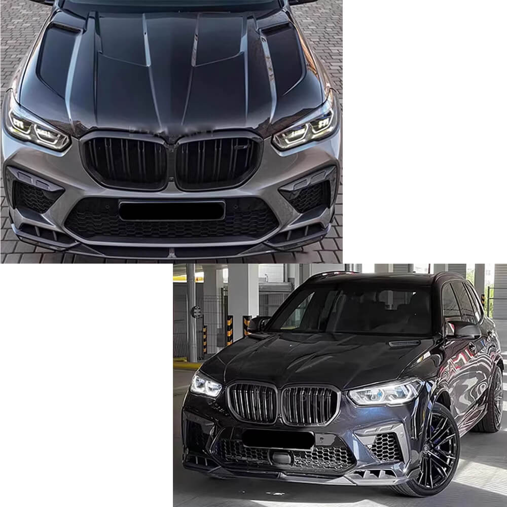 BMW X5M F95 2019-2023 Carbon Fiber Fog Light Covers-Ahacarbon