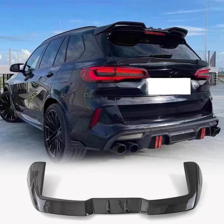 BMW X5M F95 SUV 2020-2024 Carbon Fiber Rear Trunk Roof Spoiler-Ahacarbon