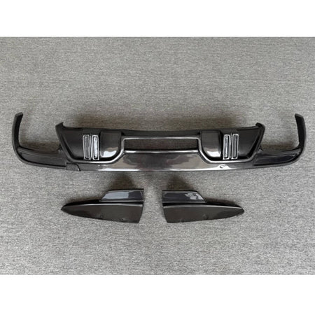 BMW X5M F95 Sport Utility 4-Door 2020-2024 Carbon Fiber Rear Bumper Diffuser Lip Splitters-Ahacarbon