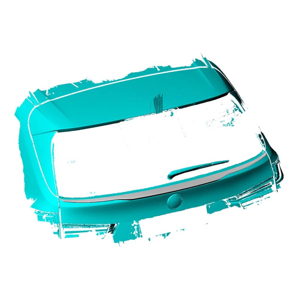 BMW X5M F95 Sport Utility 4-Door 2023UP Dry Carbon Fiber Rear Trunk Middle Spoiler-Ahacarbon