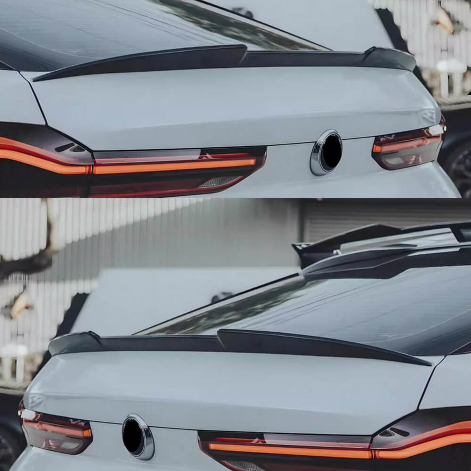BMW X6 G06 2020-2024 Rear Trunk Spoiler Carbon Fiber-Ahacarbon