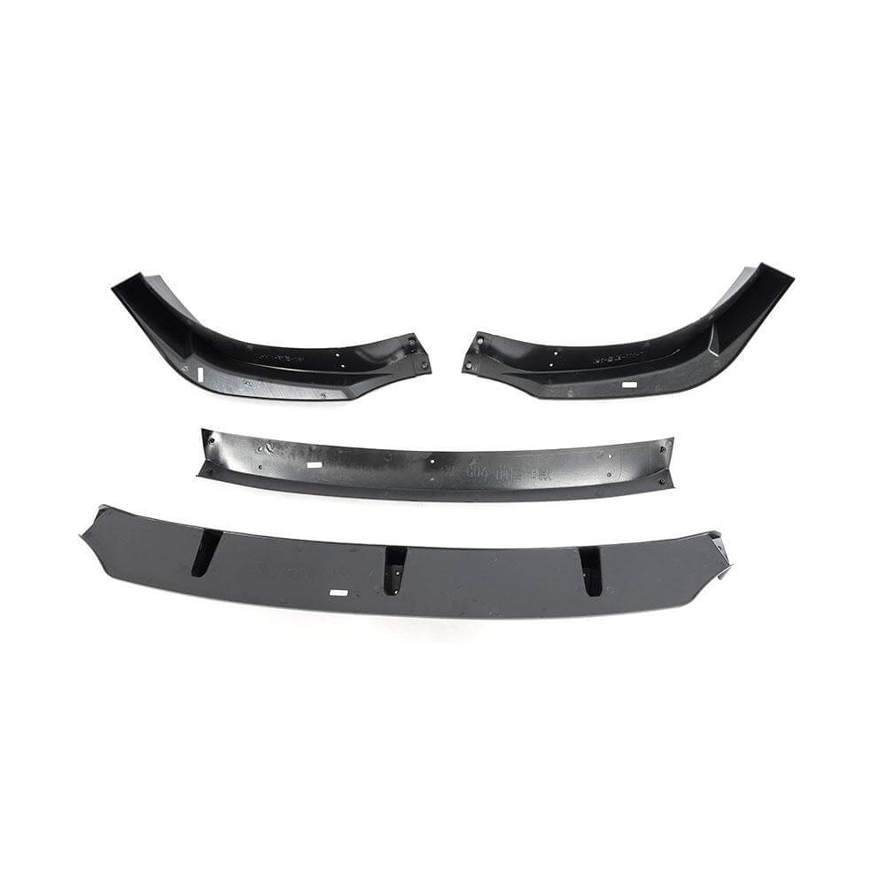 BMW X6 G06 M Sport Utility (2020-2024) Glossy Black ABS Front Bumper Lip_ahacarbon