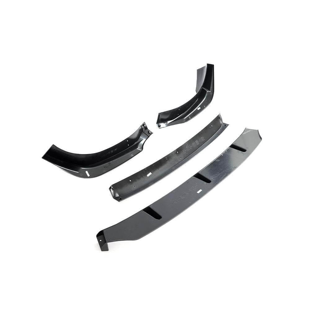 BMW X6 G06 M Sport Utility (2020-2024) Glossy Black ABS Front Bumper Lip_ahacarbon