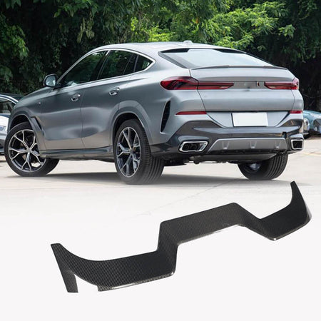 BMWX6X6M2020-2024RearRoofSpoilerFullCarbonFiber-ahacarbon