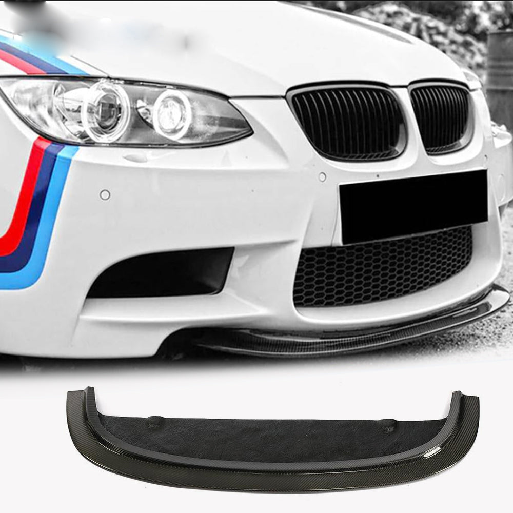 BMW 3 Series E90 E92 E93 M3 2008-2013 Front Bumper Lip Carbon Fiber-Ahacarbon