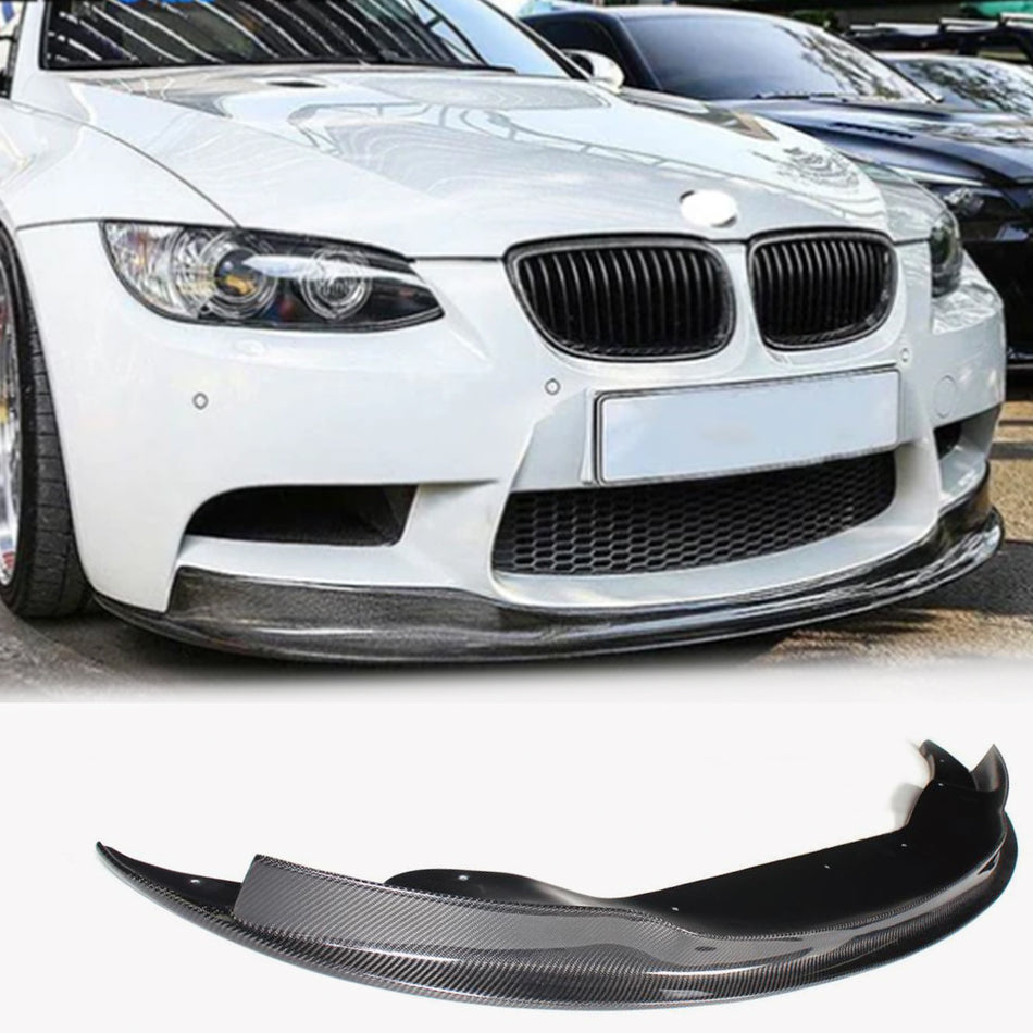BMW 3 Series E90 E92 E93 M3 2008-2013 Front Bumper Lip Carbon Fiber-Ahacarbon